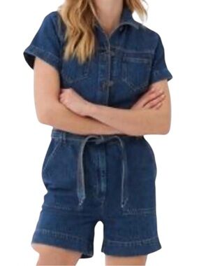 Denim Romper